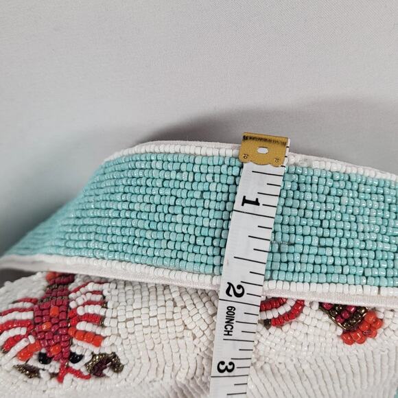 Sol And Mer Beaded Viral Lobster Bag Womens Coastal Purse Handbag Shoulder NEW - Picture 10 of 10